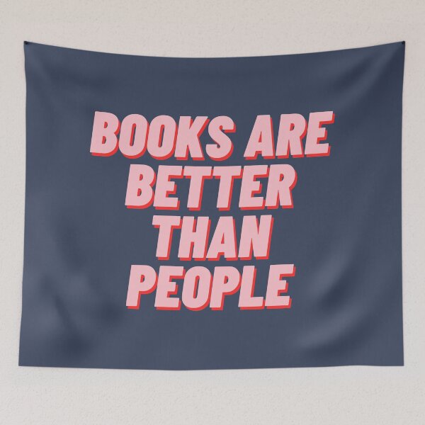 Item preview, Books Are Better Than People designed and sold by polishalpaca.