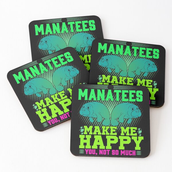 Item preview, Manatees Make Me Happy  designed and sold by ojdart.
