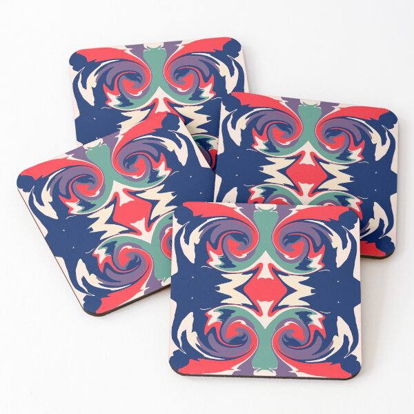 Item preview, Winter lights abstract pattern designed and sold by Amalus-files.