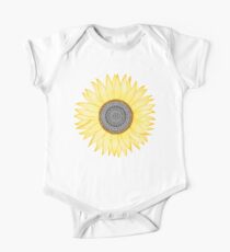 Golden Mandala Sunflower One Piece - Short Sleeve