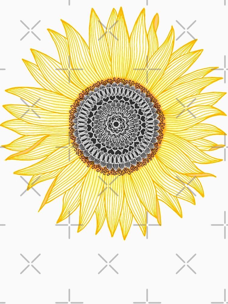 Golden Mandala Sunflower by paviash