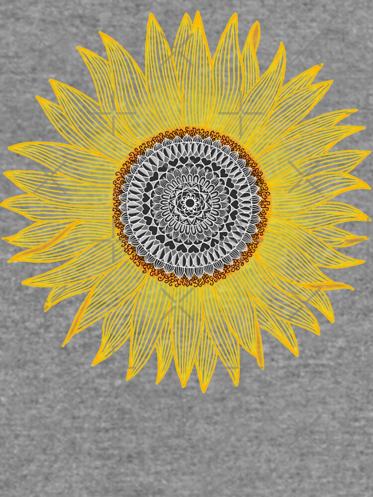 Golden Mandala Sunflower by paviash