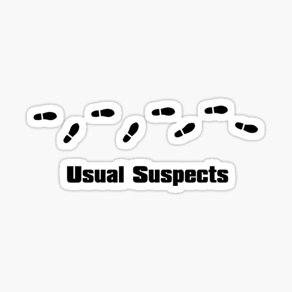 the suspect Sticker