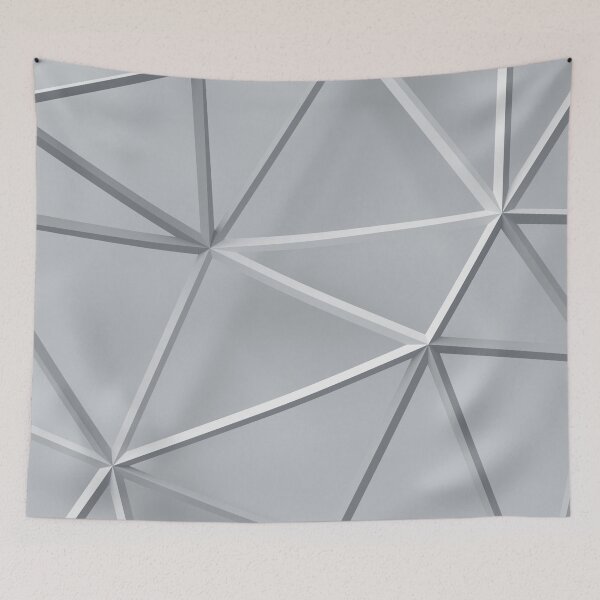 Aperçu de l'œuvre Impression photo géométrique en gris créée et vendue par Abstractdiva.
