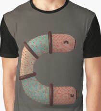 Snuggle Font: Letter C Graphic T-Shirt