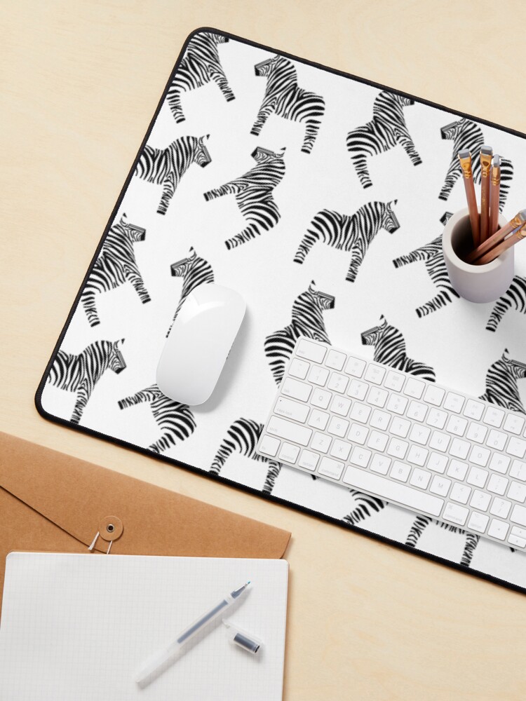 Alternate view of Dala Zebra Pattern Mouse Pad