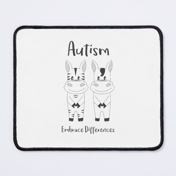 Item preview, Autism Embrace Differences Zebras designed and sold by thewishdesigns.