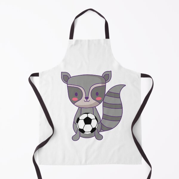 Item preview, Cute Racoon Holding Soccer Ball designed and sold by ijdesigns.