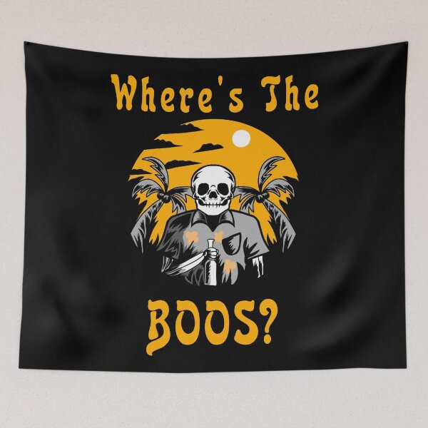 Item preview, Vacation Palm Tree Where's The Boos designed and sold by Olhado.