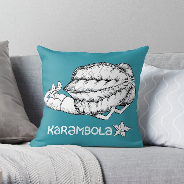 Karambola Throw Pillow