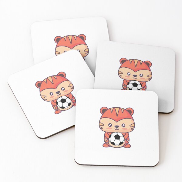 Item preview, Cute Tiger Holding Soccer Ball designed and sold by ijdesigns.