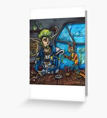 Jak X Greeting Card