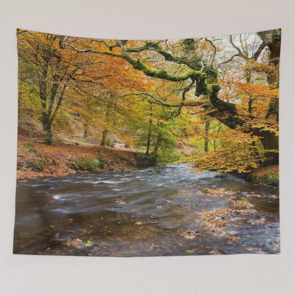 Item preview, River through Autumn Woodland designed and sold by Craig Joiner.