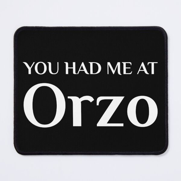 Item preview, Had Me At Orzo Funny Italian Food Fan designed and sold by Creekman Designs.