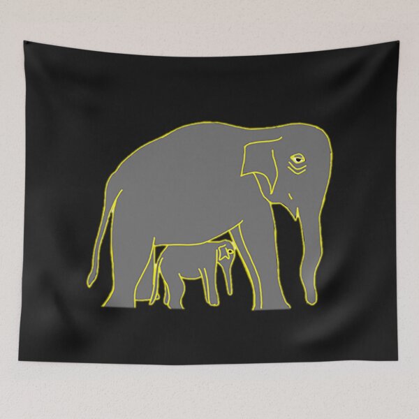 Item preview, Protect Me - I am a baby elephant.  designed and sold by drawkwardly.
