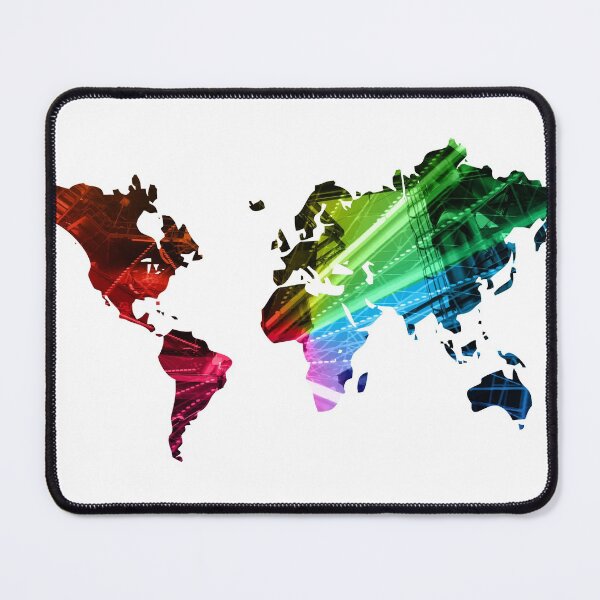 Item preview, Industry lines World map designed and sold by Lee's Place.