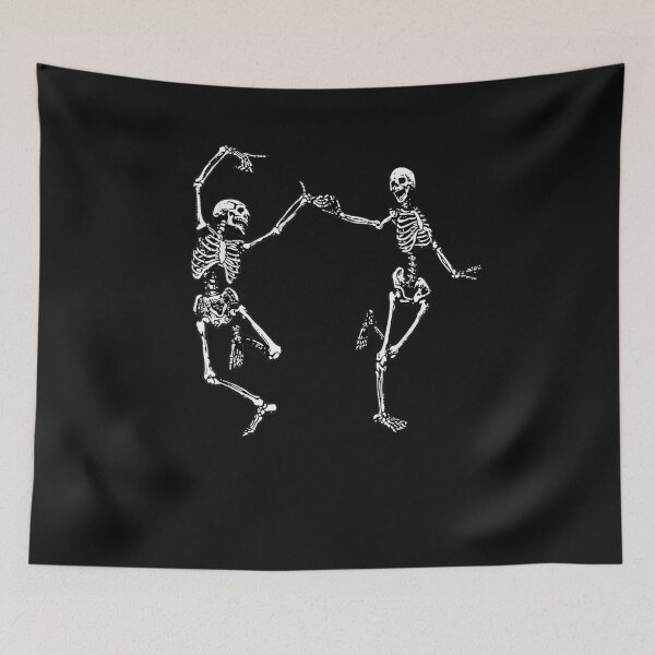 Item preview, Dancing Skeletons Vintage Day of the Dead Halloween 2020  designed and sold by Pam140.