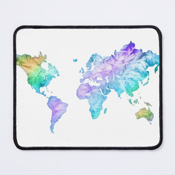 Item preview,  Fluffy feathers World map designed and sold by Lee's Place.