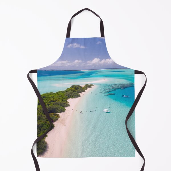 Item preview, [Landscape] Sunny Blue Ocean Shore in Maldives designed and sold by VinBasis.