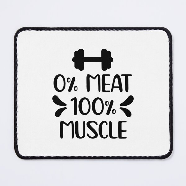 Item preview, 0% Meat 100% Muscle designed and sold by bumperapparels.