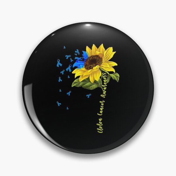 Item preview, Colon Cancer Awareness Sunflower  designed and sold by GodivaShop.