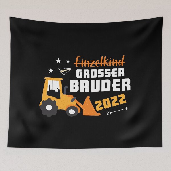Artikelvorschau, Großer Bruder Einzelkind Großer Bruder 2022 Bagger entworfen und verkauft von maddinstgt.