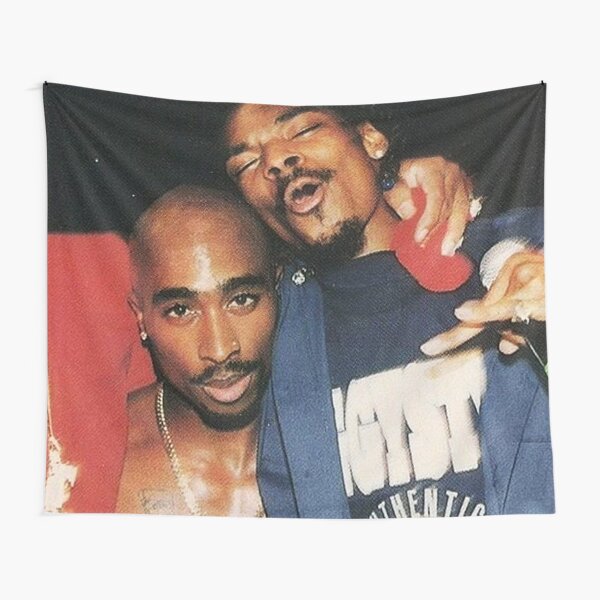Young Snoop And Pac Tapestry