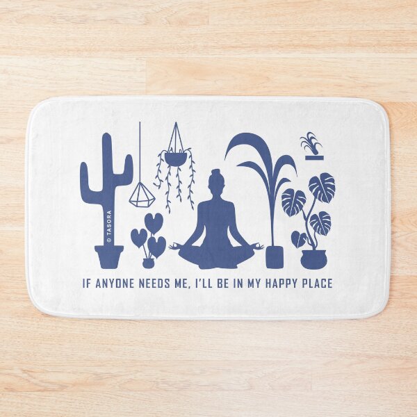 Item preview, Houseplant Happy Place Blue designed and sold by TASORA.