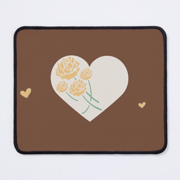 Item preview, yellow open roses lying in a heart - yellow rose - zoe rose designed and sold by Amalzaki.