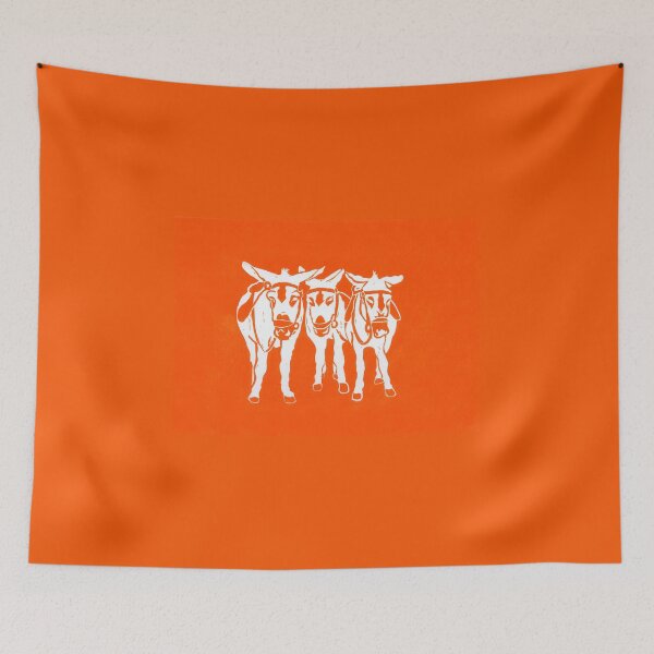 Item preview, Seaside Donkeys in Orange designed and sold by RachelPrints.