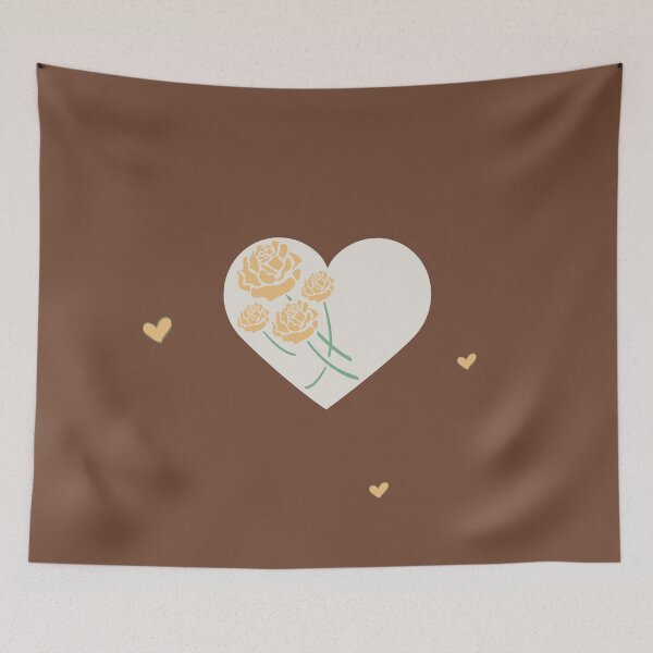 Item preview,  yellow open roses lying in a heart - yellow rose - zoe rose designed and sold by Amalzaki.