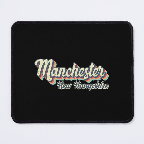 Item preview, Manchester city New Hampshire Retro Vintage 70s rainbow designed and sold by Teelogic.
