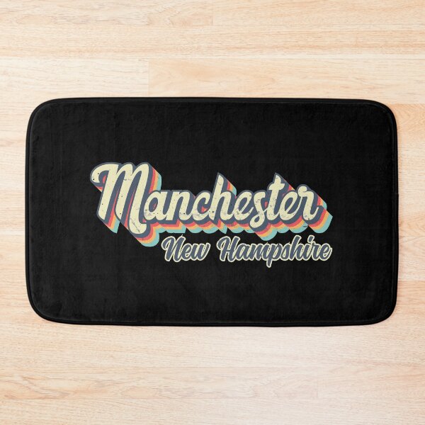Item preview, Manchester city New Hampshire Retro Vintage 70s rainbow designed and sold by Teelogic.