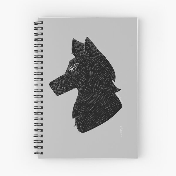 Item preview, Wolf head with patterned fur designed and sold by Fabrosaure.