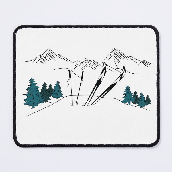 Item preview, Ski You Later Winter Sports Scene designed and sold by TheInkElephant.