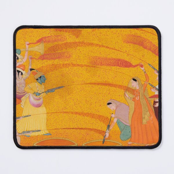 Item preview, Krishna Celebrates Holi designed and sold by HinduArtGallery.
