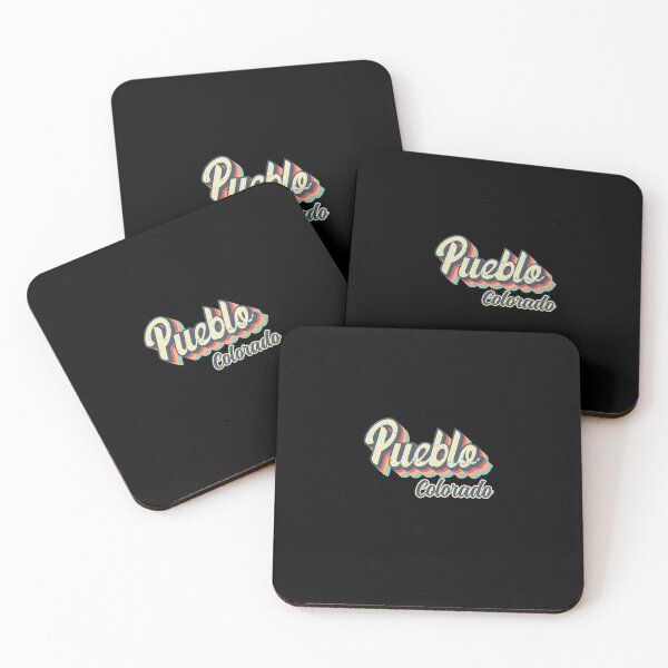 Item preview, Pueblo city Colorado Retro Vintage 70s rainbow designed and sold by Teelogic.