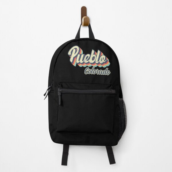 Item preview, Pueblo city Colorado Retro Vintage 70s rainbow designed and sold by Teelogic.