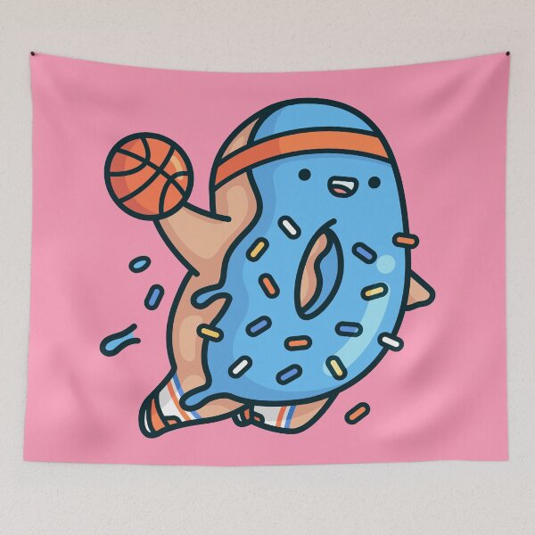Artikelvorschau, Blue Dunkin Donut mit Streuseln entworfen und verkauft von ProudPotatoo.