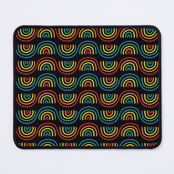 Item preview, Groovy Rainbow Waves designed and sold by cheekimori.