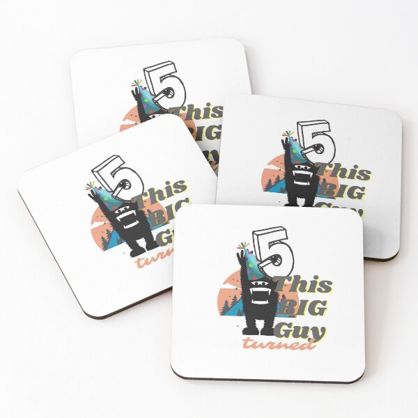 Item preview, bigfoot 5 birthday shirt designed and sold by Cheeky Popp.