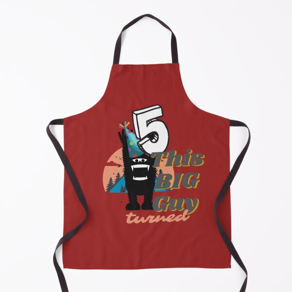 Item preview, bigfoot 5 birthday shirt designed and sold by Cheeky Popp.