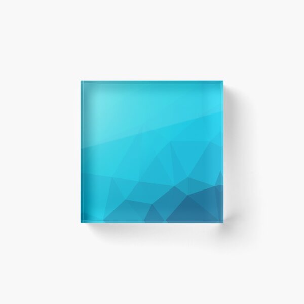 Item preview, Abstract Blue low poly textured triangle shapes designed and sold by Amusingo Merch.