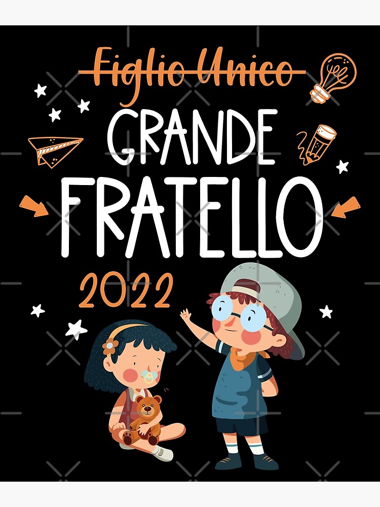 Grande Fratello 2021 Only Child Big Brother 2021 Poster by maddinstgt