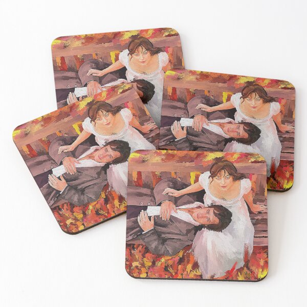 Item preview, LIZZY E DARCY COUPLE - PRIDE AND PREJUDICE - Jane Austen designed and sold by artwithrod.