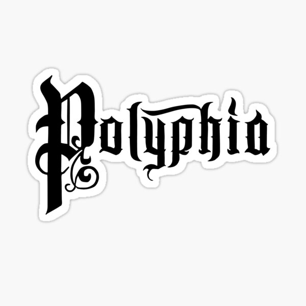 Polyphia schwarz Sticker
