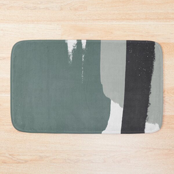 Item preview, Abstract Art Brush Stroke Shapes in Earthy Green  designed and sold by kasamor.