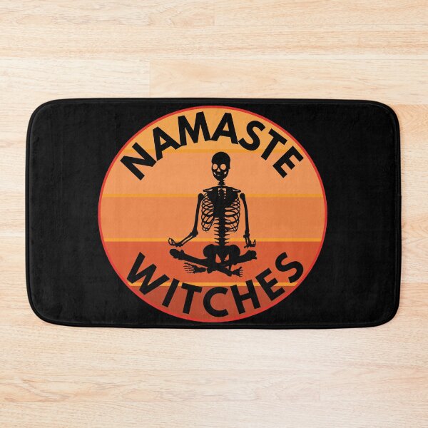 Item preview, Meditating skeleton, Namaste Witches designed and sold by stickmeok.