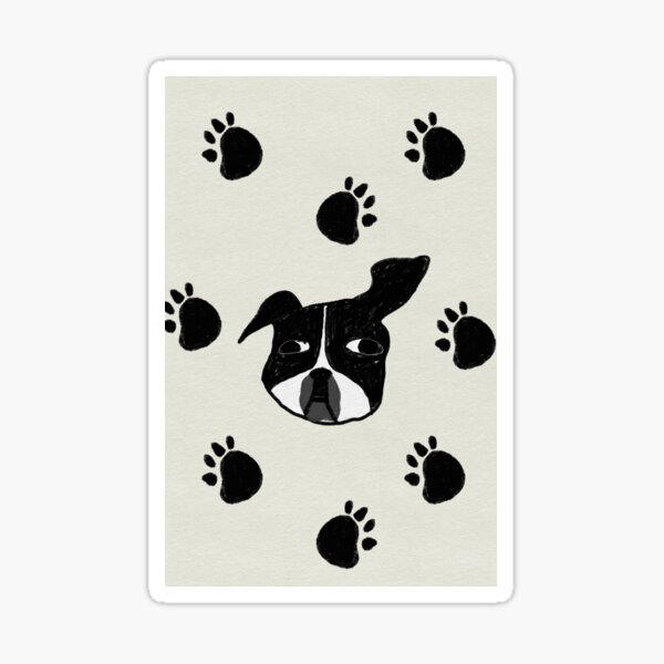 Item preview, lovely Boston Terrier designed and sold by peaceful-space.