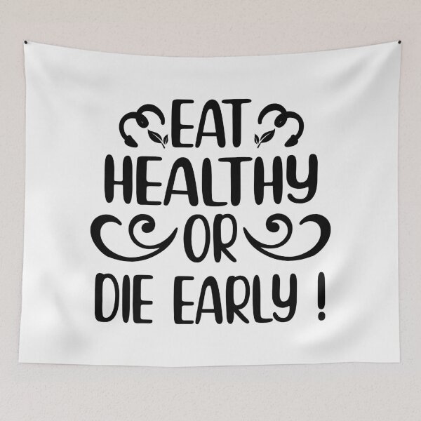 Item preview, Eat Healthy or Die Early designed and sold by bumperapparels.